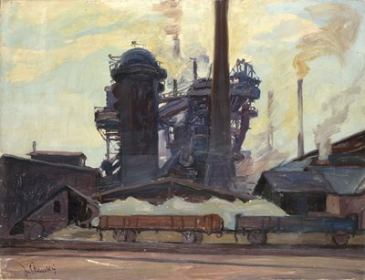 Blast Furnace in Třinec by Josef Stolovsky